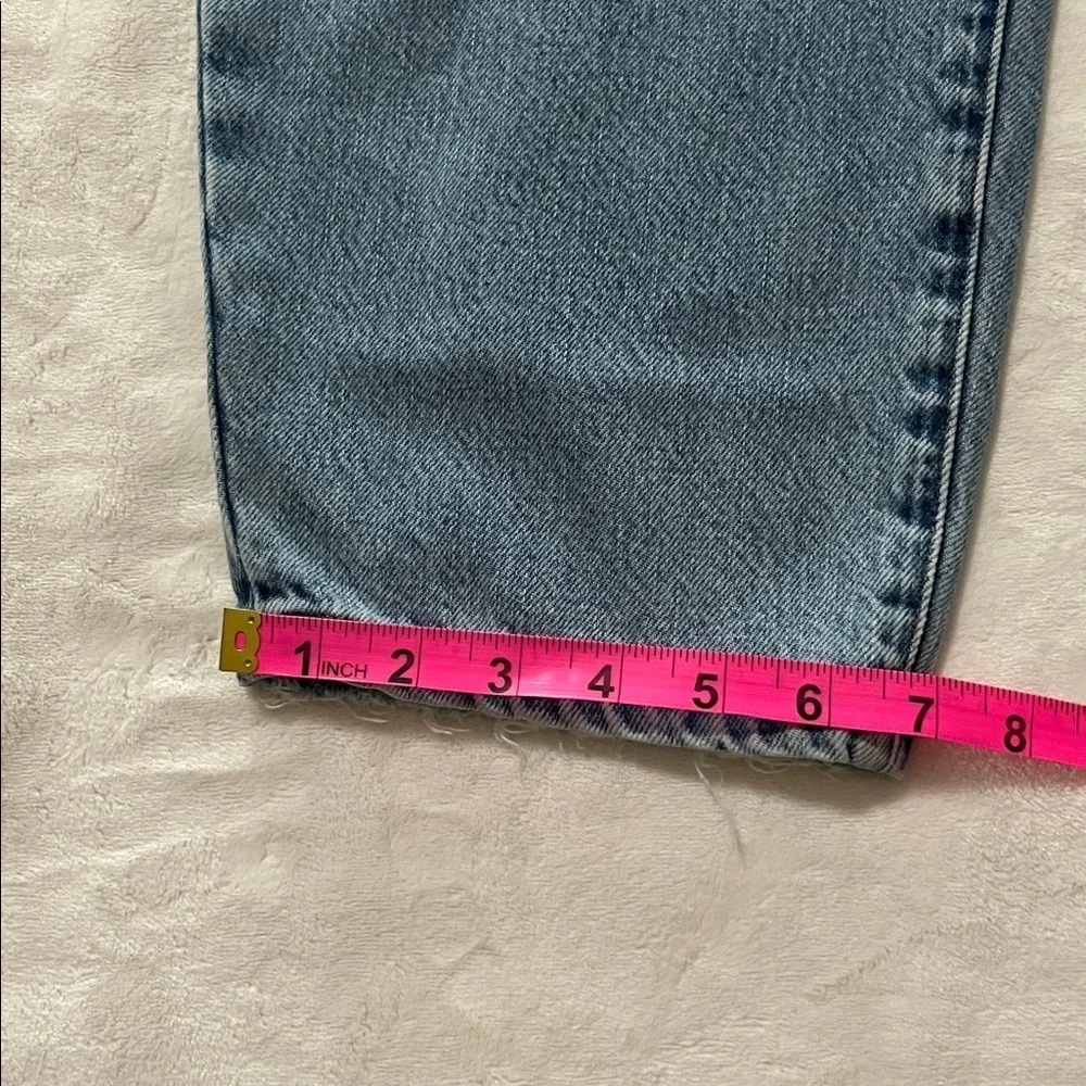 Frame Barrel High Rise Nappa Rips Distressed Cropped Jeans - Picture 15 of 15